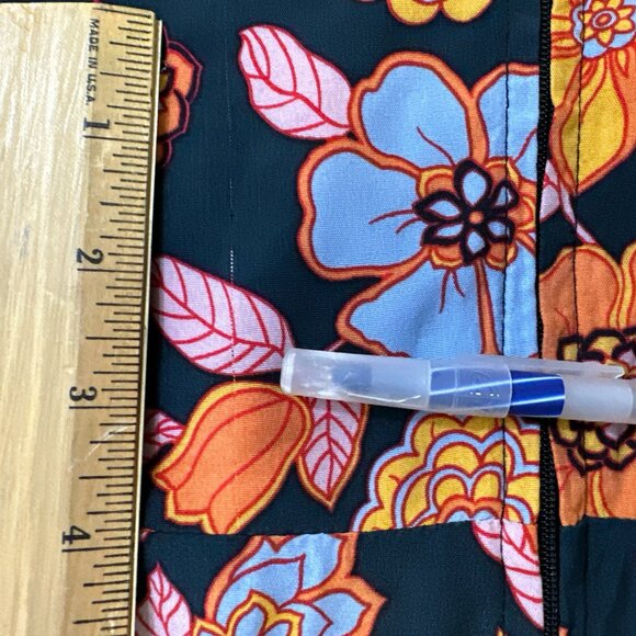 Modcloth Floral V-neck Jumpsuit Women's  XL Retro Boho Festival - Picture 13 of 13